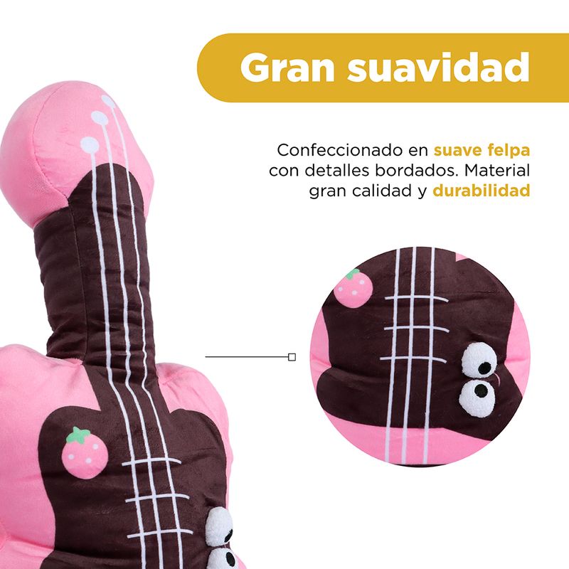 Peluche-fresa-serie-guitarra-rosa-50cm-serie-dundun-Dundun-5-18041