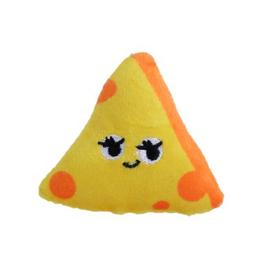 Juguetes para mascotas serie happy foods para gatos queso 8cm x 10cm miniso -  Happy Foods