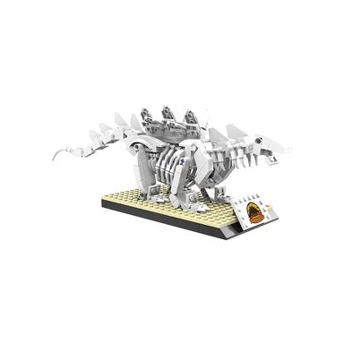 Bloques museo de los dinosaurios esqueletos de dinosaurios estegosaurio 15cm serie miniso -  Miniso
