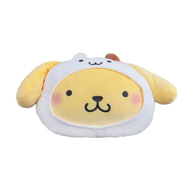 Almohadas y cojines con forma de cabeza pompompurin 37cm x 28cm serie sanrio -  Sanrio