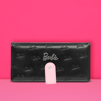 Cartera para mujer grande colección barbie rosa negro -  Barbie