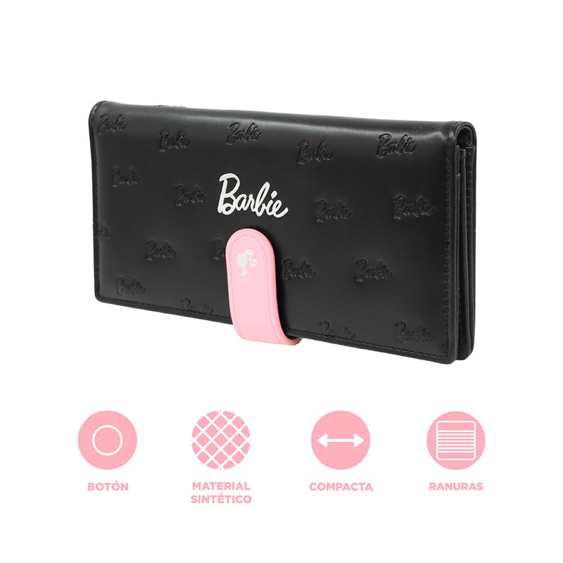 Cartera-para-mujer-grande-colecci-n-barbie-rosa-negro-Barbie-3-18785