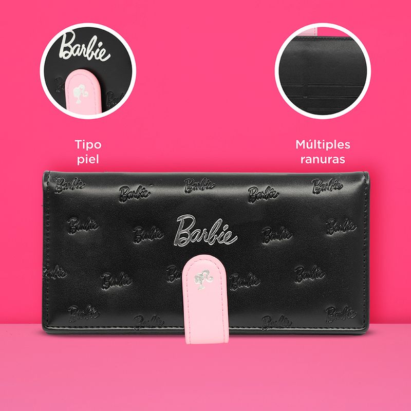 Cartera-para-mujer-grande-colecci-n-barbie-rosa-negro-Barbie-5-18785