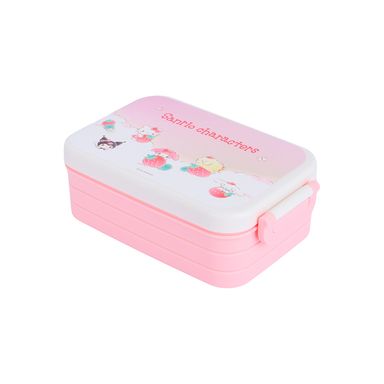 Taper personajes sanrio colección fresa bento box 850ml rosa -  Sanrio