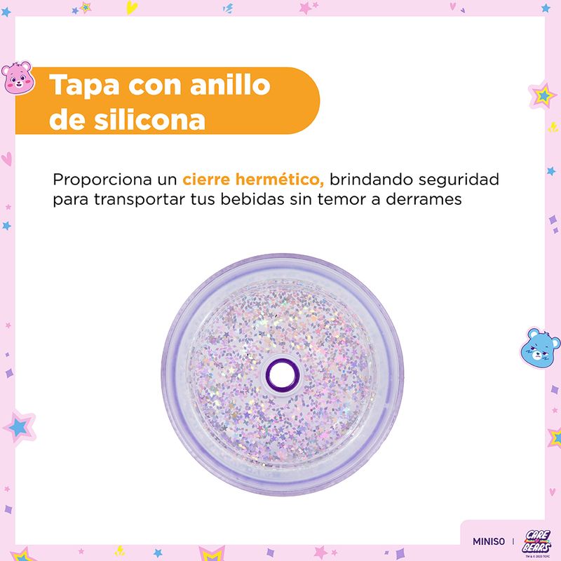 Vaso-de-pl-stico-colecci-n-care-bears-de-doble-pared-con-sorbete-480-ml-morado-Care-Bears-4-18844