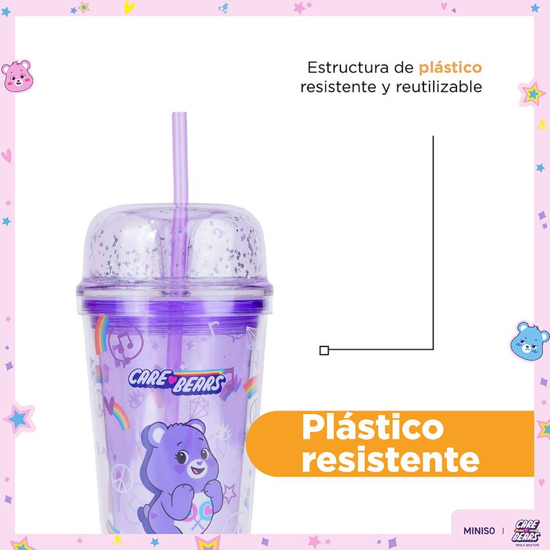 Vaso-de-pl-stico-colecci-n-care-bears-de-doble-pared-con-sorbete-480-ml-morado-Care-Bears-6-18844