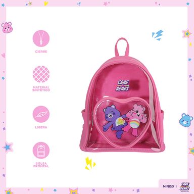 Mochila de moda colección care bears rosa -  Care Bears