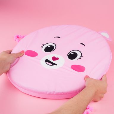 Cojín de asiento redondo de la colección care bears rosa -  Care Bears