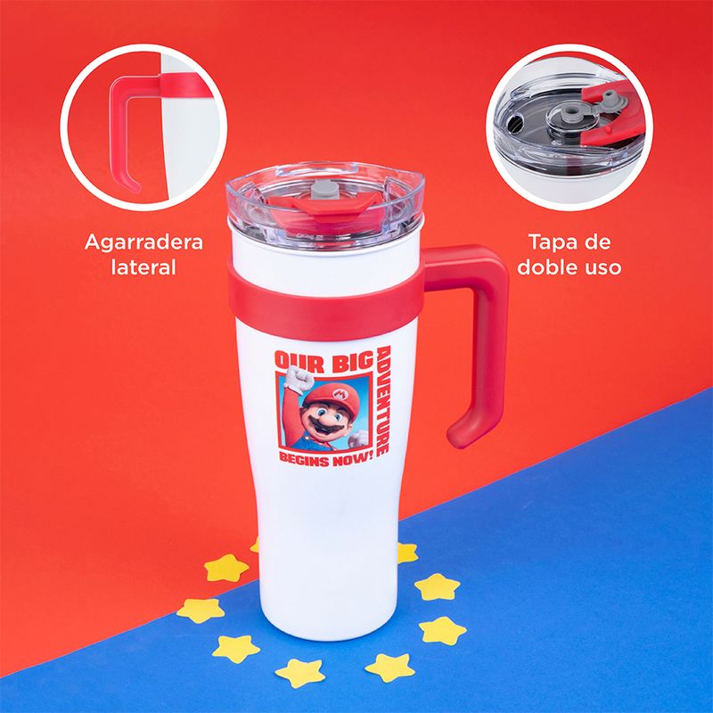 Vaso-de-acero-the-super-mario-bros-collection-con-sorbete-1450-ml-Mario-Bros-5-18701
