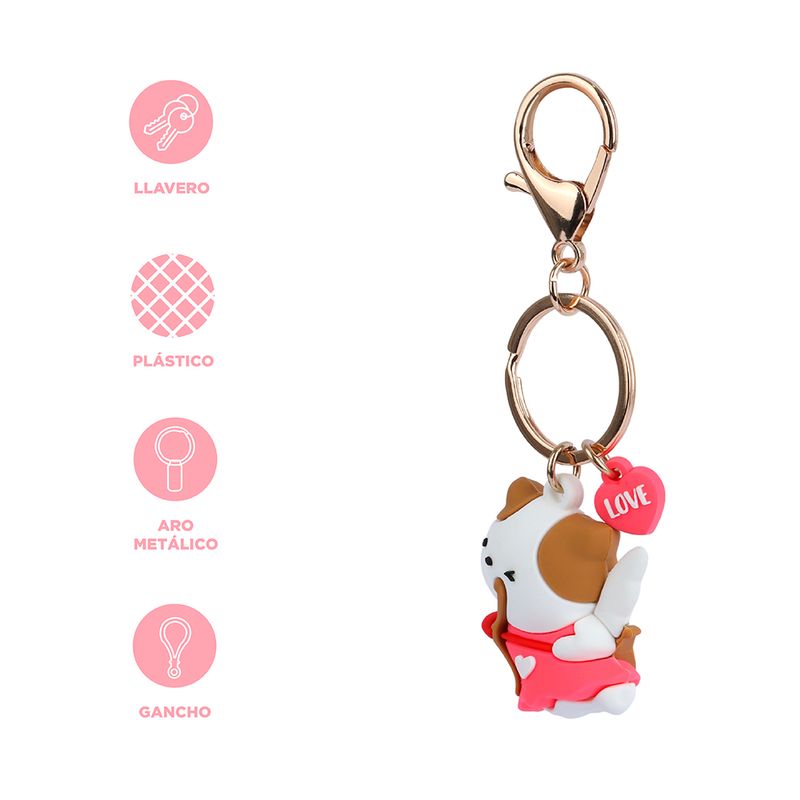 Llavero-mini-romance-rosa-familiar-gato-4cm-serie-mini-family-Mini-Family-3-18753