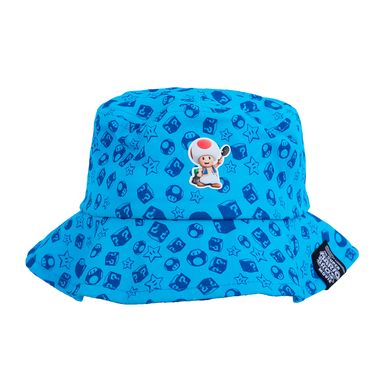 Sombrero bucket super mario bros azul -  Mario Bros