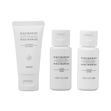 Kit de viaje hidratante niacinamida 3 pzas -  Miniso