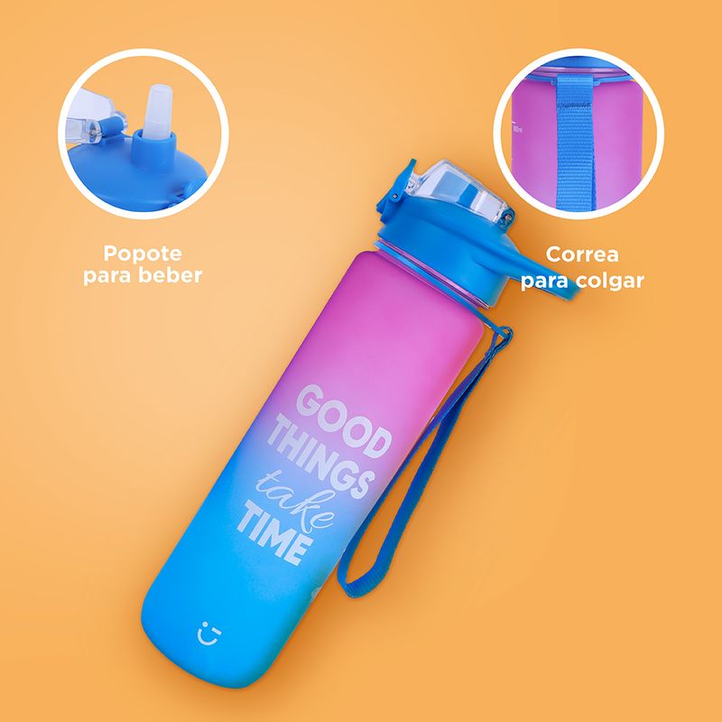 Tomatodo-de-pl-stico-de-la-serie-gradient-con-tapa-abatible-1000-ml-rosa-y-azul-Disney-5-18034