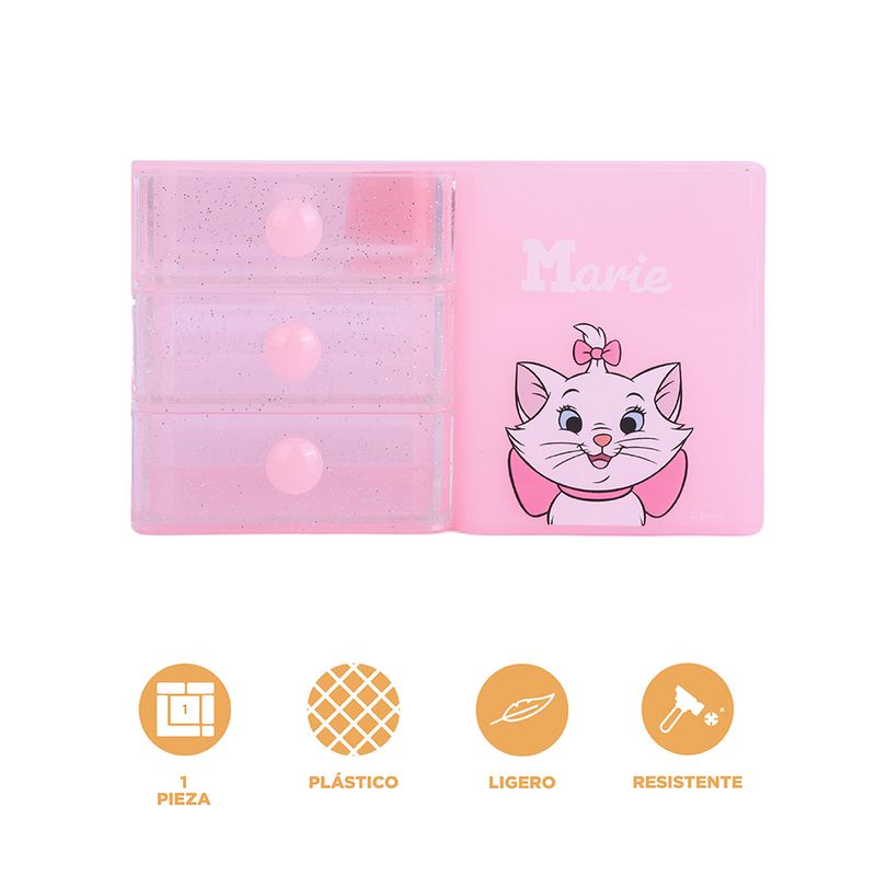 Organizador-de-pl-stico-disney-cat-collection-mini-caja-de-almacenamiento-de-tres-capas-marie-rosa-Disney-Cat-Collection-3-18831