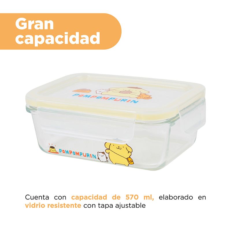 Taper-con-4-solapas-pompom-purin-amarillo-570-ml-Sanrio-5-9181