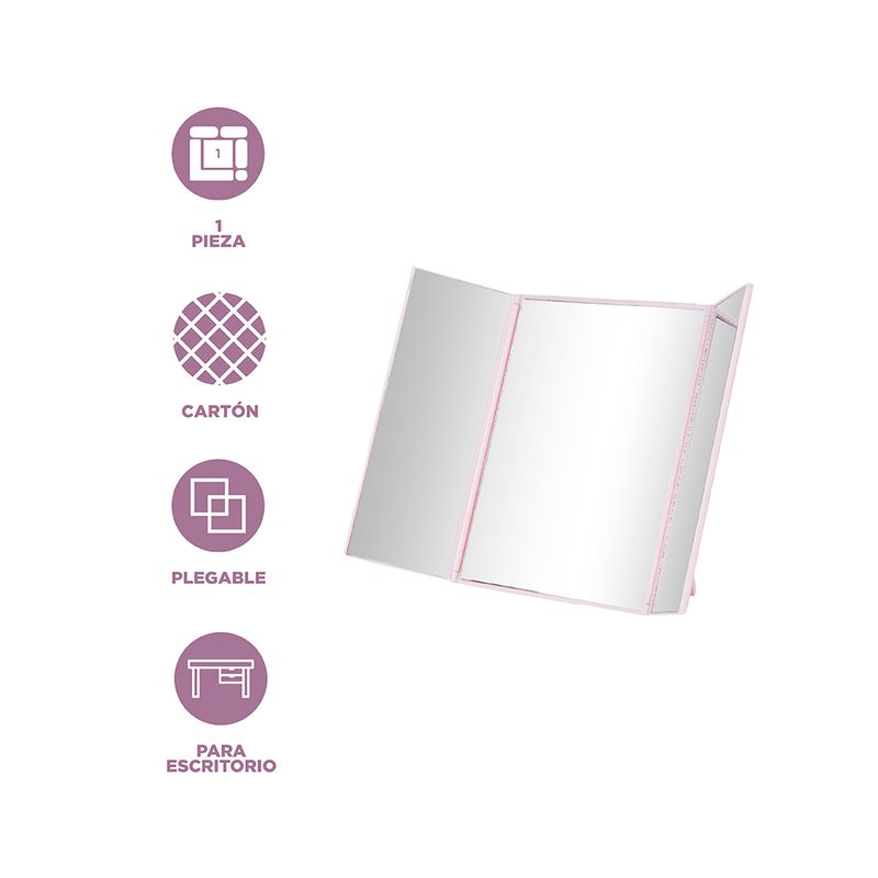 Espejo-de-tocador-plegable-port-til-sakura-blossom-series-Miniso-3-13228