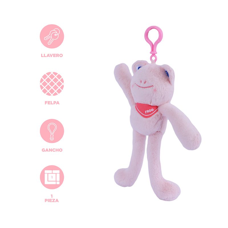Llavero-de-rana-rosa-patas-largas-30cm-x-8cm-serie-miniso-Miniso-3-16155