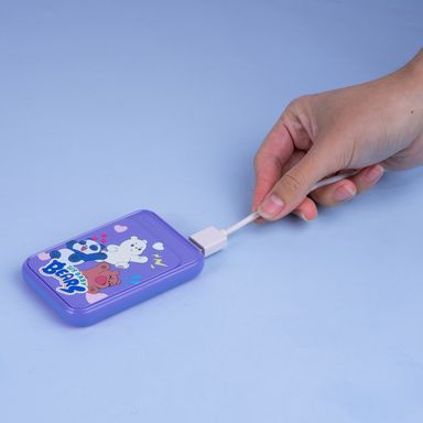 Powerbank 5000 mah we bare bear baby collection modelo f12 morado -  We Bare Bears