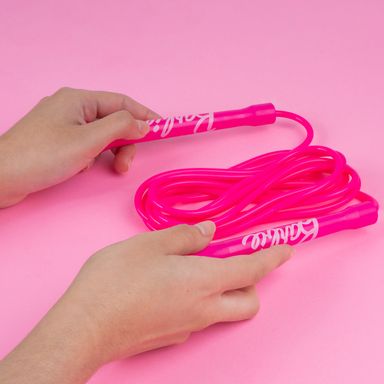 Fitness cuerda para saltar de la colección barbie rosa -  Barbie