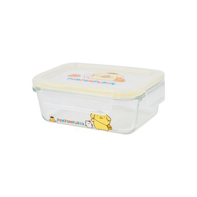 Taper con 4 solapas pompom purin amarillo 570 ml -  Sanrio
