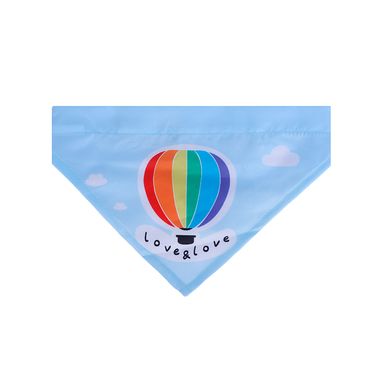 Accesorios para mascotas bandana con hebilla rainbow series hot air balloon 30cm x 16cm -  Miniso