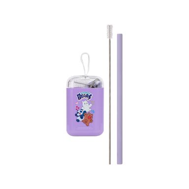 Sorbetes de la colección we bare bears baby con estuche morado -  We Bare Bears