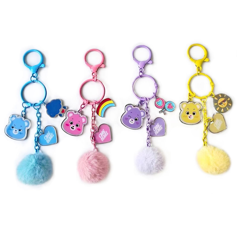 Llavero-met-lico-con-borla-de-peluche-colecci-n-care-bears-Care-Bears-1-18884