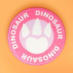 Tapete-decorativo-redondo-de-la-serie-dinosaurio-rosa-60cm-Serie-Dinosaurios-2-16417