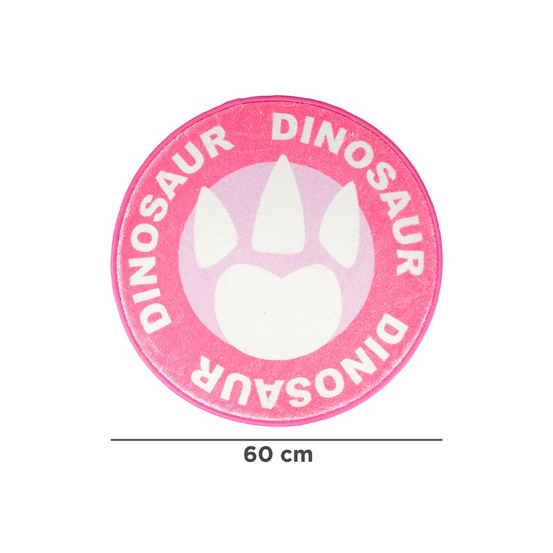 Tapete-decorativo-redondo-de-la-serie-dinosaurio-rosa-60cm-Serie-Dinosaurios-7-16417