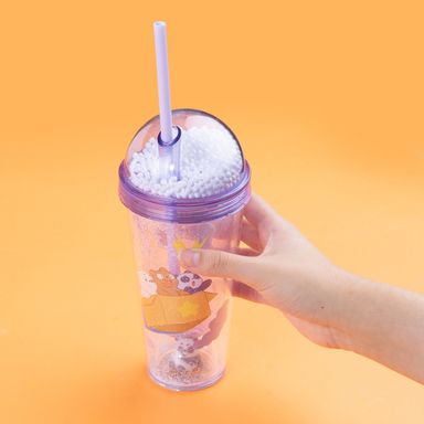 Tomatodo de plástico we bare bear baby collection de doble pared con sorbete 350 ml púrpura -  We Bare Bears