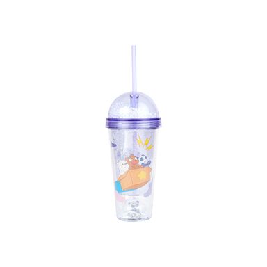 Tomatodo de plástico we bare bear baby collection de doble pared con sorbete 350 ml púrpura -  We Bare Bears