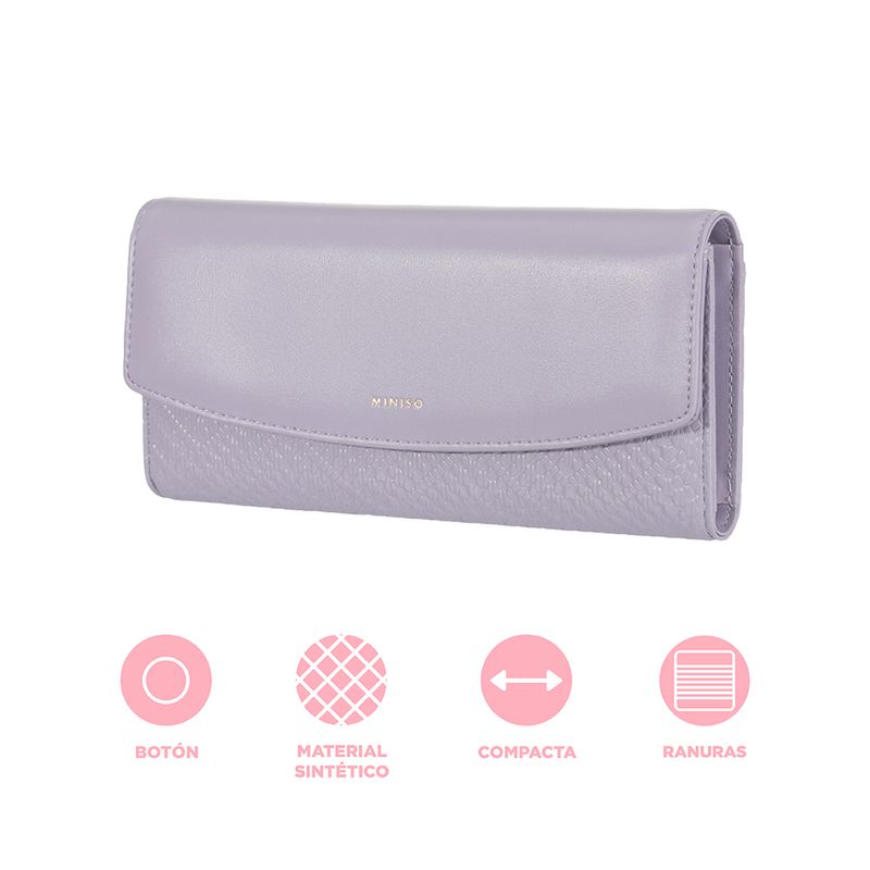 Cartera-para-mujer-grande-miniso-textura-perlitas-lila-Miniso-4-17989