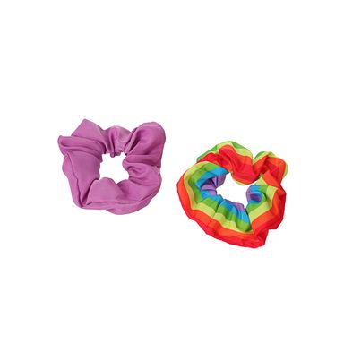 Set de donas para el cabello miniso lisa y arcoíris 2 pzas -  Miniso