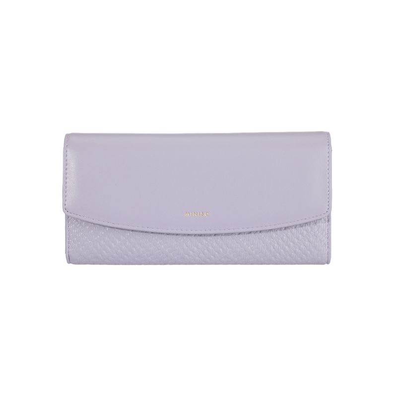 Cartera-para-mujer-grande-miniso-textura-perlitas-lila-Miniso-1-17989