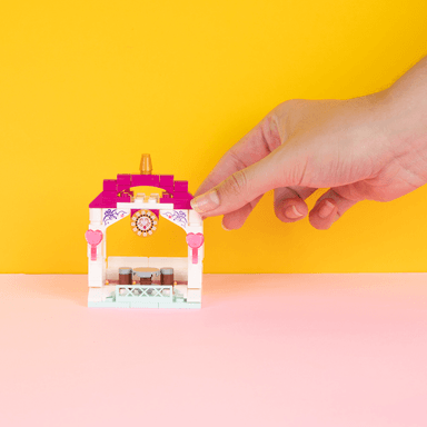 Bloques serie minigirl jardín del castillo ql118692 piezas 10cm x 10cm x 10cm miniso -  Miniso