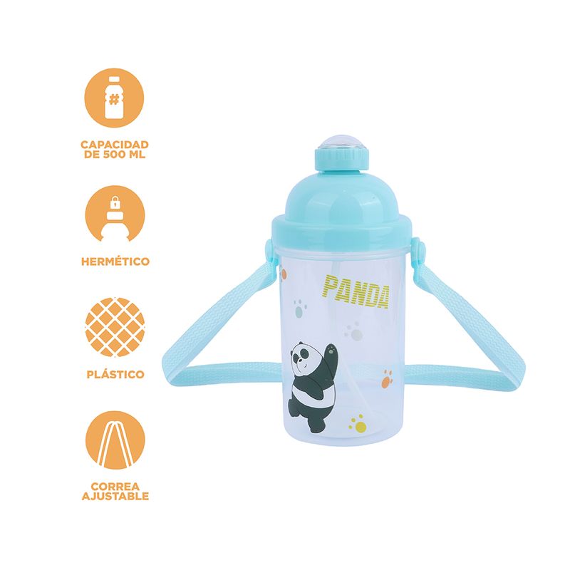 Tomatodo-de-pl-stico-we-bare-bears-collection-5-0-con-correa-500-ml-panda-tapa-aqua-We-Bare-Bears-4-18948