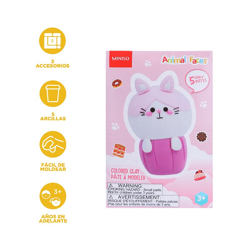 Plastilina-cupcake-5-colores-gato-10cm-x-4cm-x-15cm-serie-animal-faces-Animal-Faces-3-18619
