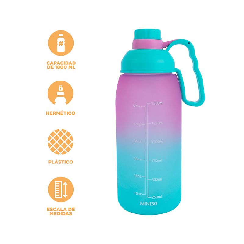 Tomatodo-de-pl-stico-con-asa-de-la-serie-gradient-1800-ml-rosa-y-verde-Miniso-4-18026