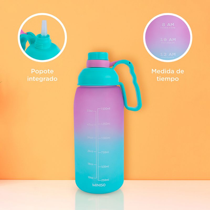 Tomatodo-de-pl-stico-con-asa-de-la-serie-gradient-1800-ml-rosa-y-verde-Miniso-6-18026