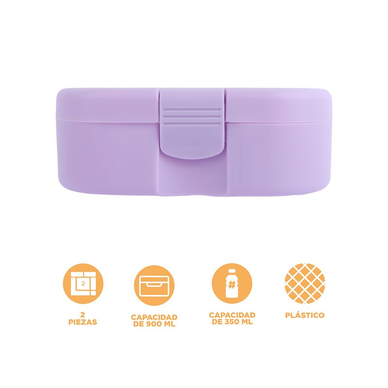 Juego-de-contenedor-para-alimentos-y-botella-de-agua-we-bare-bears-baby-collection-morado-We-Bare-Bears-3-18096