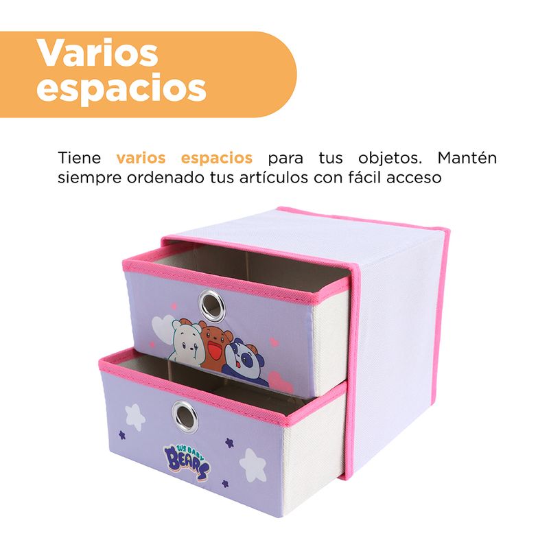 Organizador-de-tela-we-bare-bears-baby-collection-de-2-cajones-morado-We-Bare-Bears-6-18183