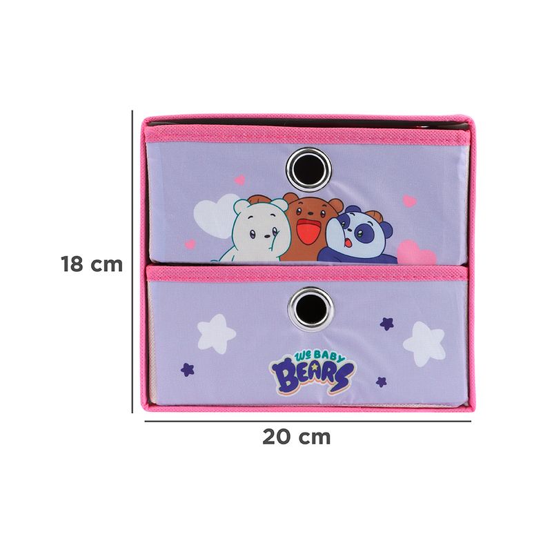 Organizador-de-tela-we-bare-bears-baby-collection-de-2-cajones-morado-We-Bare-Bears-8-18183
