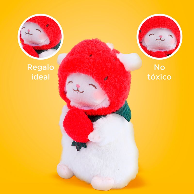 Peluche-de-cordero-lamb-baa-series-fresa-12cm-x-15cm-x-25cm-Miniso-5-18527
