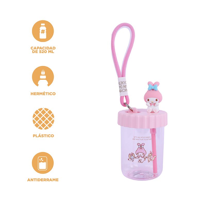 Vaso-de-pl-stico-sanrio-personajes-con-sorbete-y-correa-520-ml-my-melody-rosa-Sanrio-3-18791