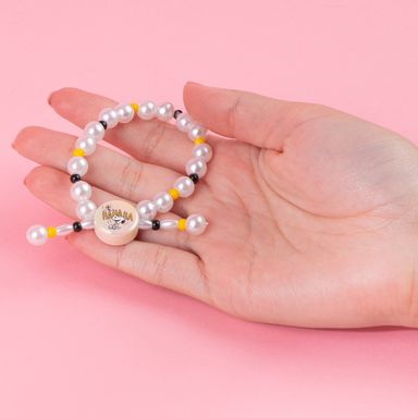 Pulsera snoopy serie celebrate perlas amarillo y negro -  Snoopy