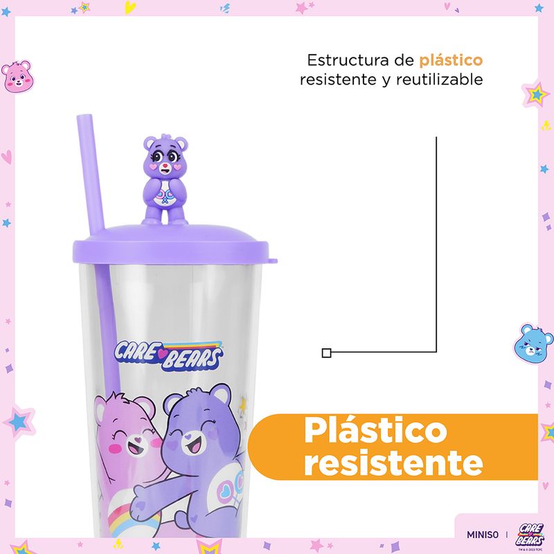 Vaso-de-pl-stico-de-la-colecci-n-care-bears-550-ml-morado-con-sorbete-y-oso-de-pl-stico-Care-Bears-6-19056