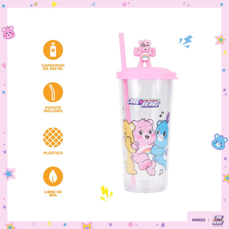 Vaso-de-pl-stico-de-la-colecci-n-care-bears-550-ml-rosa-con-sorbete-y-oso-de-pl-stico-arriba-de-tapa-Care-Bears-3-19057