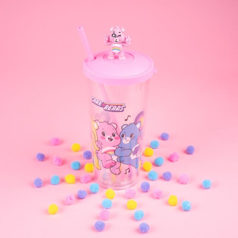 Vaso-de-pl-stico-de-la-colecci-n-care-bears-550-ml-rosa-con-sorbete-y-oso-de-pl-stico-arriba-de-tapa-Care-Bears-7-19057
