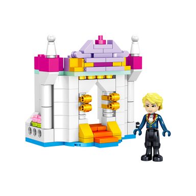Bloques serie minigirl jardín del castillo ql1186114 piezas 10cm x 10cm x 10cm miniso -  Miniso