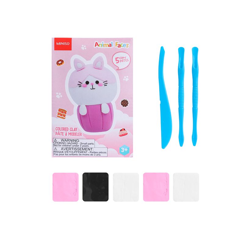 Plastilina-cupcake-5-colores-gato-10cm-x-4cm-x-15cm-serie-animal-faces-Animal-Faces-1-18619